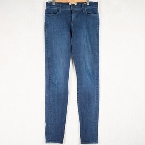 Baldwin Sophia Mid Rise Skinny Jeans Dark Wash Blue Denim Size 28 202012DUSK